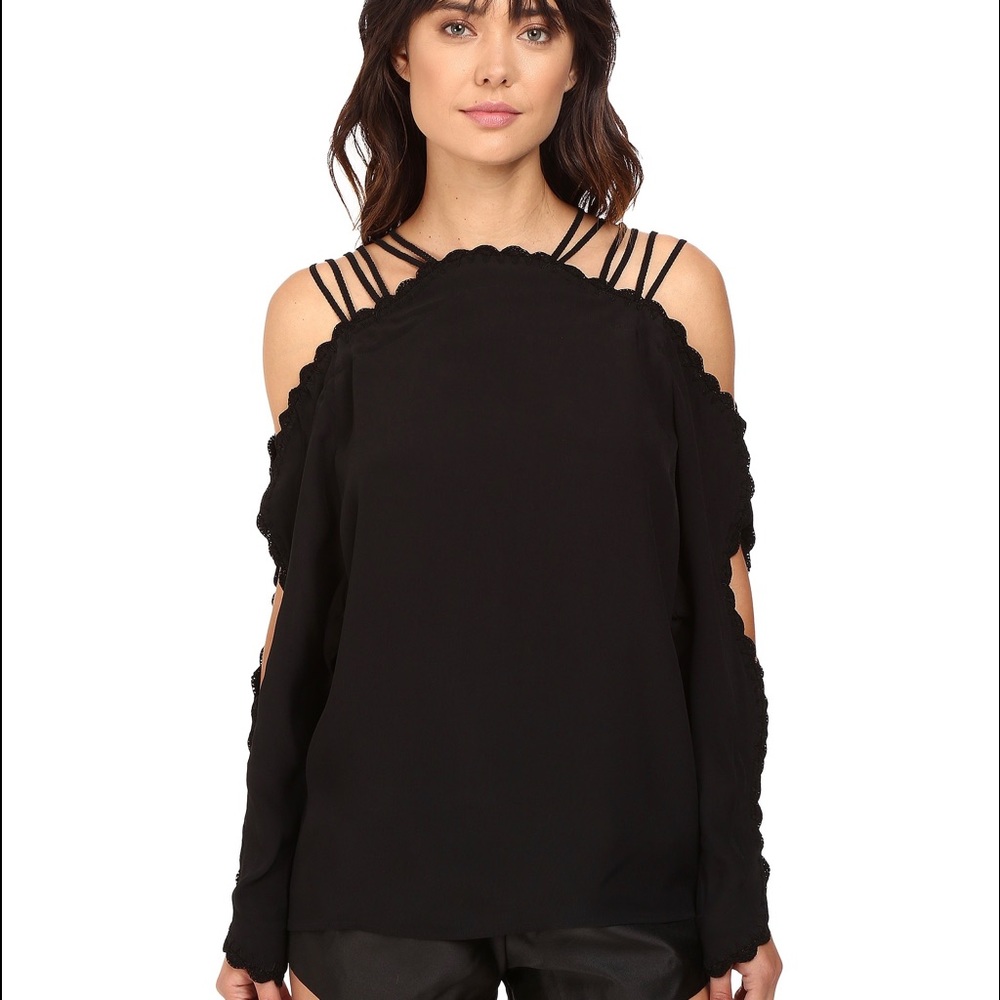 Alice McCall Another Alice Top crochet scallop